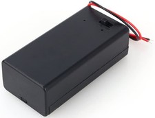 Custodia porta batteria 9V con