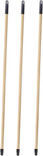 MAURY'S Set 3 Manici Scopa Legno