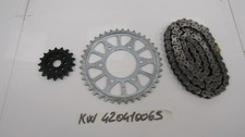 Kit catena/corona/pignone 40 denti Chain + sprockets set Kawasaki ZX 10 R 06 09