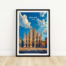 Stampa viaggio Milano, poster