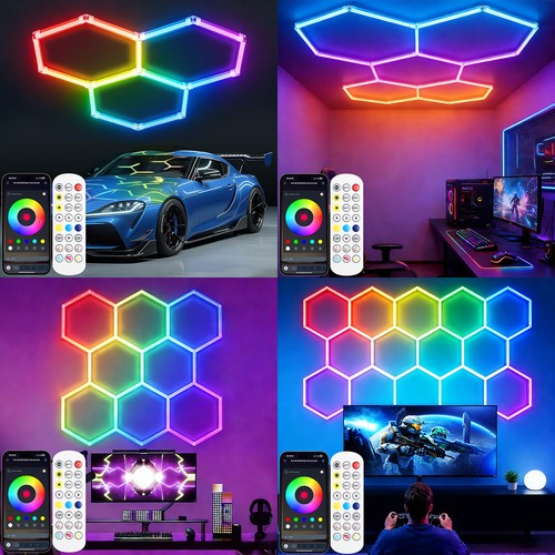 Smart rgb led - led, esagonale