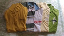 Stock 5 abiti lotto POLO uomo usate TG M L XL shirt maglie 2eur Abercrombie