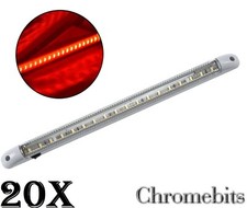 20x Marine LED Rosso 12V