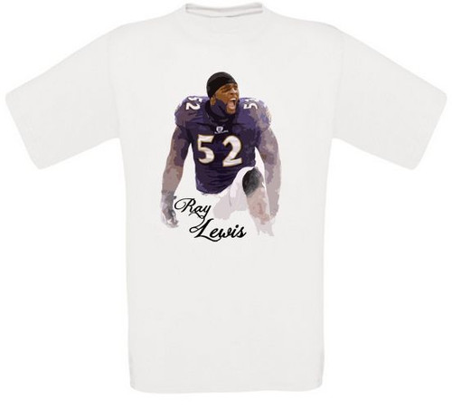 Ray lewis maglia - maglia, t-shirt