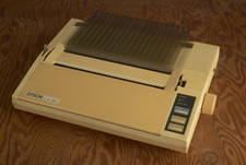 Epson LX-80 Stampante ad aghi - Testata funzionante - Dot Martrix