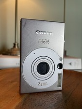 Canon Digital IXUS 70 7,1 MP 3X zoom ottico fotocamera digitale compatta argento con scatola