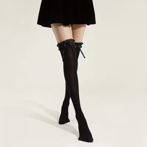 Calze donna nere coscia - , alta