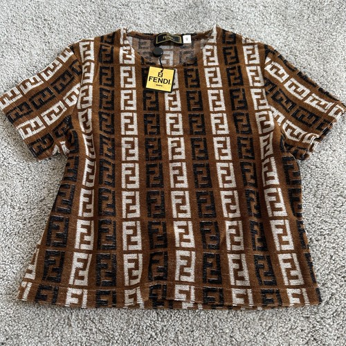 Fendi vintage zucca logo - vintage,