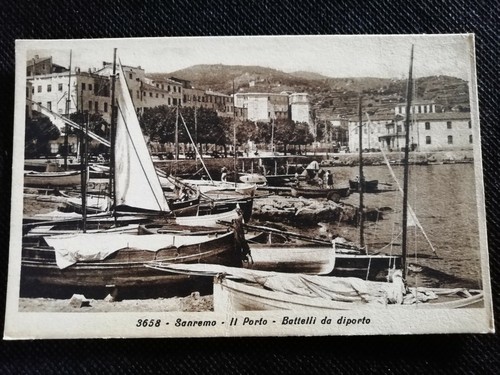 Cartolina sanremo porto - cartolina,