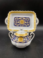 Piatto vassoio per torta portate con biscottiera caramelle Venetian Lagoon Leone