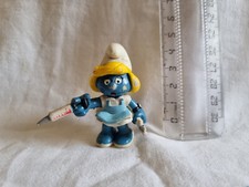 PUFFI SMURF PUFFO PUFFETTA INFERMIERA SCHLEICH MADE IN HONG KONG