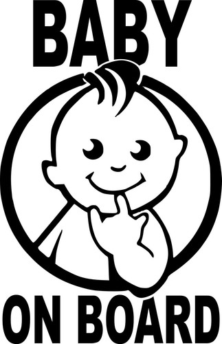 Adesivo nascita bimbo - bimbo, a
