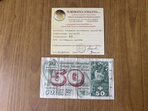 Banconota svizzera franchi - svizzera, 50