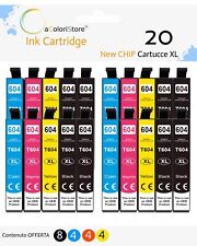 20 cartucce compatibili  T604XL Epson WF-2910DWF WF-2930DWF WF-2935DWF WF-2950