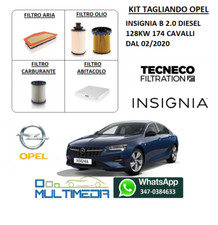 KIT TAGLIANDO FILTRI OPEL
