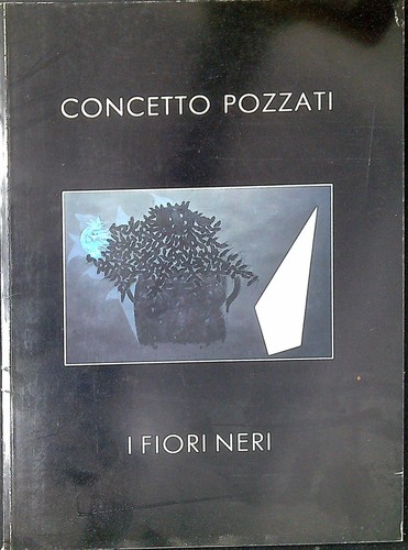 Concetto pozzati fiori ner - ,