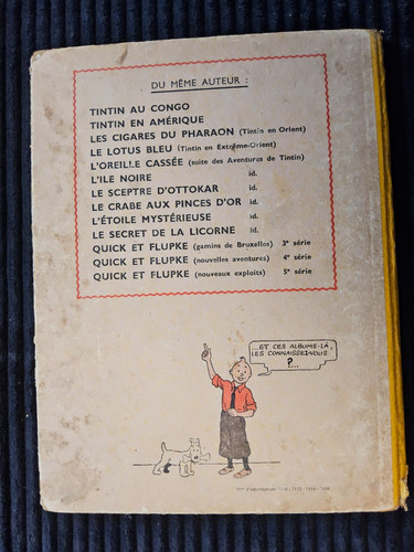 Tintin oreille cassée - l’oreille,
