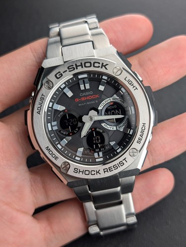 Orologio casio shock acciaio - g-shock,