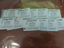 24 ETICHETTE VINTAGE SU CARTA LUCIDA INDY 4 E MONKEY ISLAND 2 PER FLOPPY AMIGA