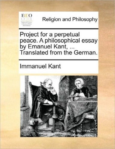 Kant project for - a, perpetual