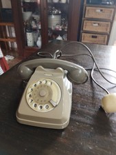 TELEFONO SIP A DISCO FISSO DA MURO AUSO SIEMENS VINTAGE anni 70 PERFETTO