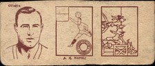 figurina cartella Tombola anni '30 #40 Guaita A.C Napoli