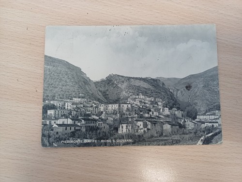 Cartolina piedimonte alife - piedimonte, d'alife