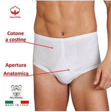 3 Slip uomo classico vita alta