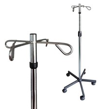 ASTA PORTA FLEBO IN ACCIAIO