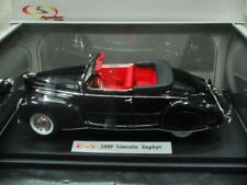 WOW ESTREMAMENTE RARO Lincoln Zephyr Convertibile 1939 Nero 1:18 Firma-Auto Art