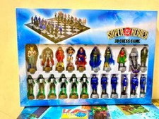 DC Superheroes heroes 3D chess