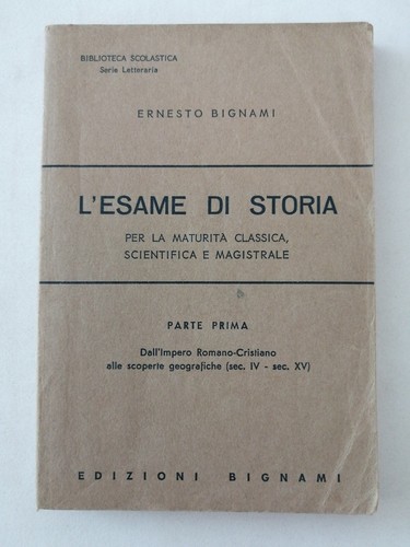 Ernesto bignami esame - ernesto, di