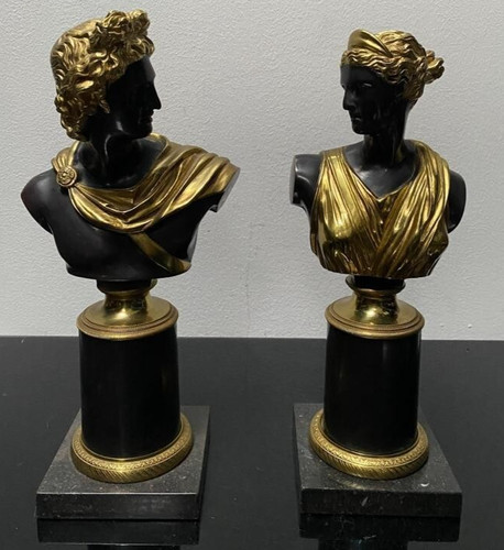 Bronzo busti francia - bronzo,, busti,