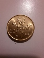 20 Lire 1988 Ramo di quercia