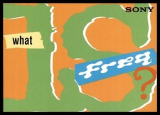 Sony Cos'è Freq? Cartolina