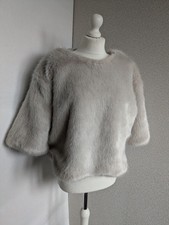 Crop top foderato - in, pelliccia