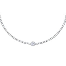 Collana MORELLATO donna Tesori Tennis argento 925 - cristalli bianchi