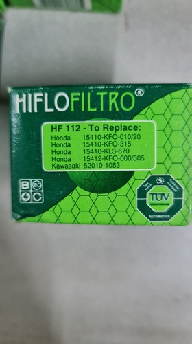 Hiflo hf112 filtro olio gas - hf112,