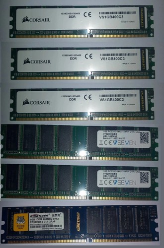 Lotto moduli memoria ram - 6,