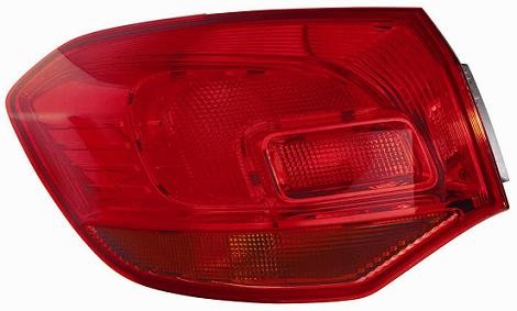 Fanale post rosso senza 5 - fanale,