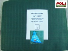 TELO RETE OLIVE ANTISPINA CON SPACO PER RACCOLTA OLIVE 8X8 MT CON ANELLI