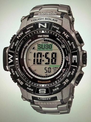 Casio pro trek solar powered - solar,