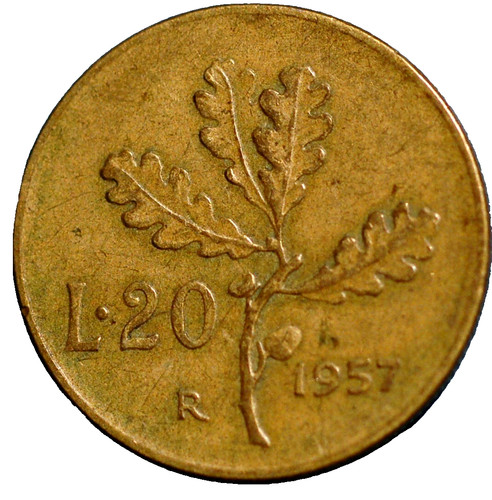 Italy lire 1957 - italy,