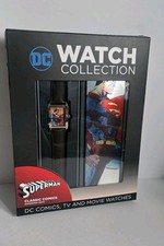 Orologio DC Comics Superman in lega di pelle collezione Superman 502 Eaglemoss Jim Lee