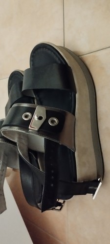 Sandali con platform - sandali, nero