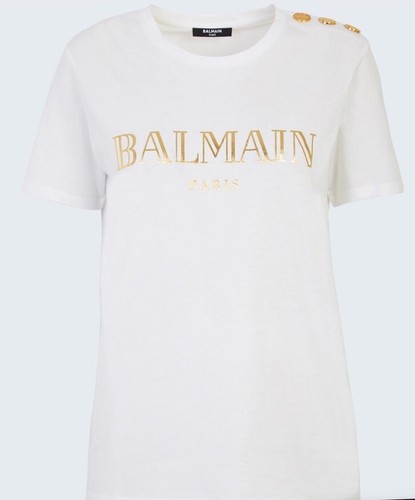 Shirt balmain bianca taglia - t-shirt,