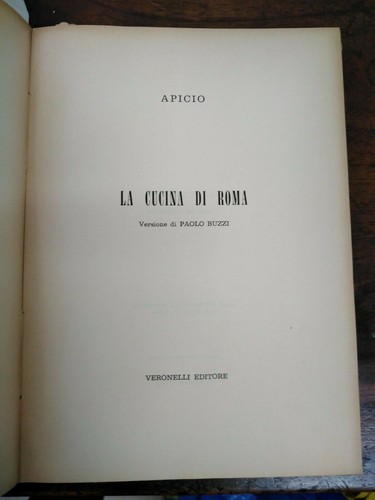 Cucina roma di apicio - di,