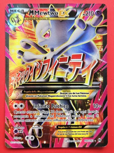 Carta pokemon mega mewtwo - carta,