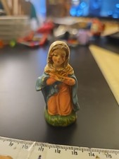 personaggio presepe vintage - made in Italy in cartapesta 