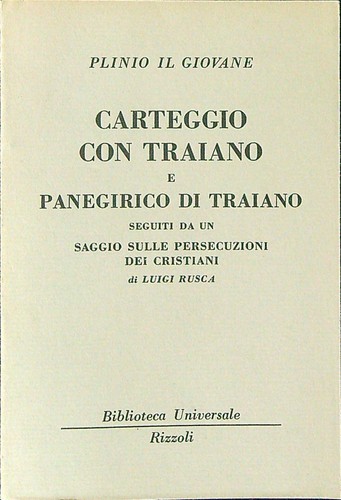 Carteggio con traiano - carteggio,